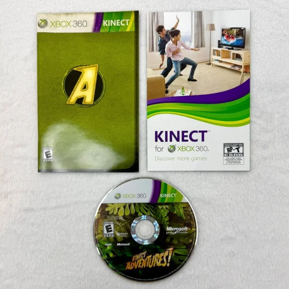 XBOX 360 Kinect Sports Game 3 Disc Bundle Sports Deca Sports Adventure